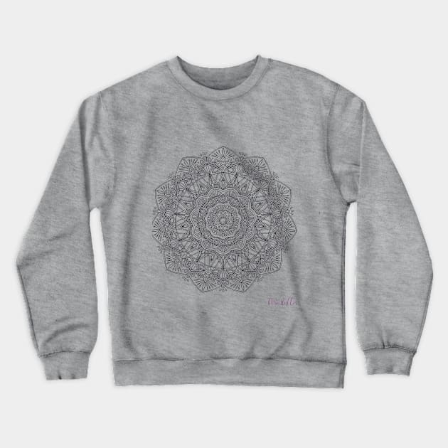 Decorative Color Mandala Crewneck Sweatshirt by mindfully Integrative 